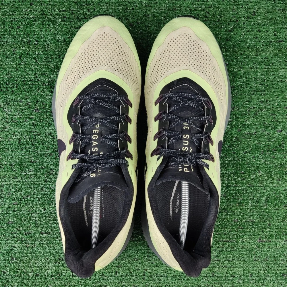 Nike Running Shoes Mens 13 Green‎ Pegasus 36 Trail AR5677-300 Low Top Sneakers
